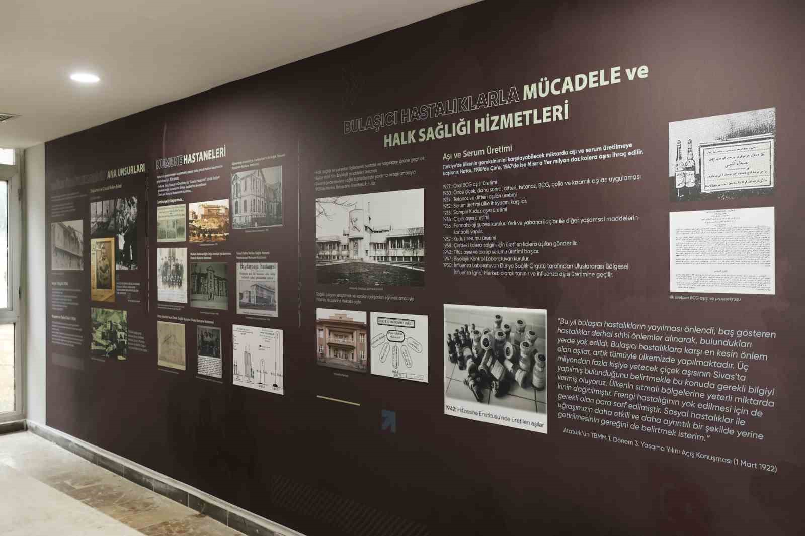 Genç Cumhuriyet’in sağlık alanındaki başarıları sergiyle anlatıldı
