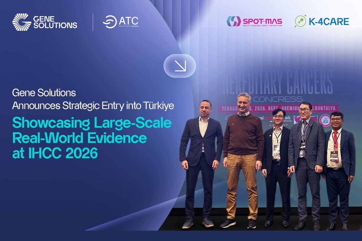Gene Solutions, 2’nci Uluslararası Kalıtsal Kanserler Kongresi’ne katıldı
