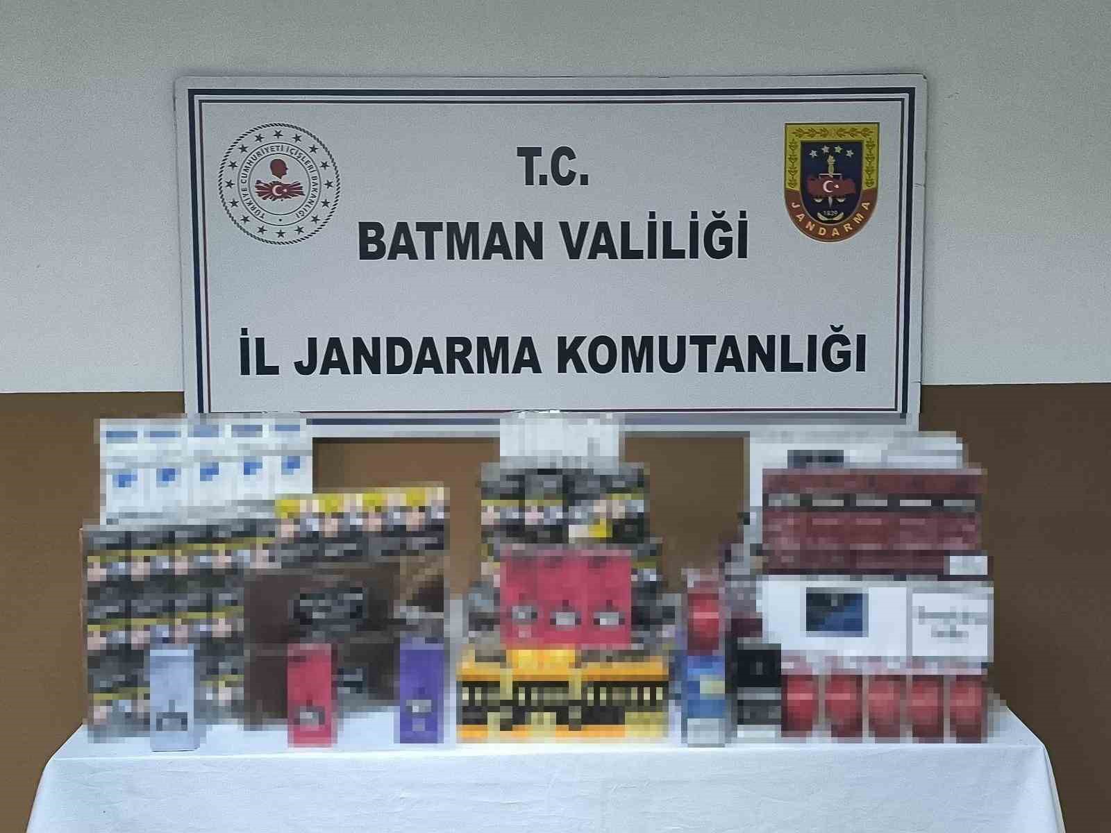 Gercüş’te kaçak sigara operasyonu
