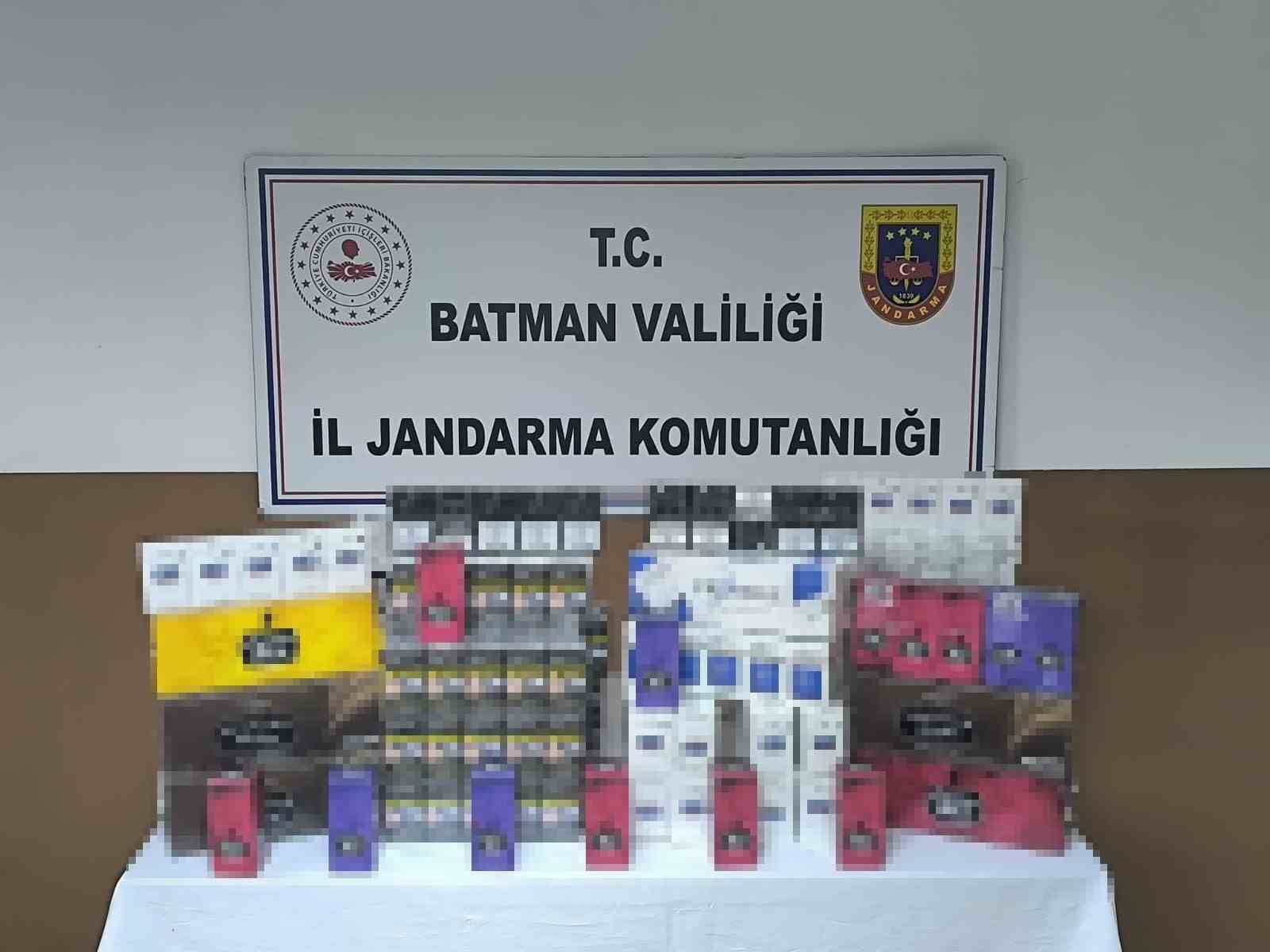 Gercüş’te kaçak sigara operasyonu
