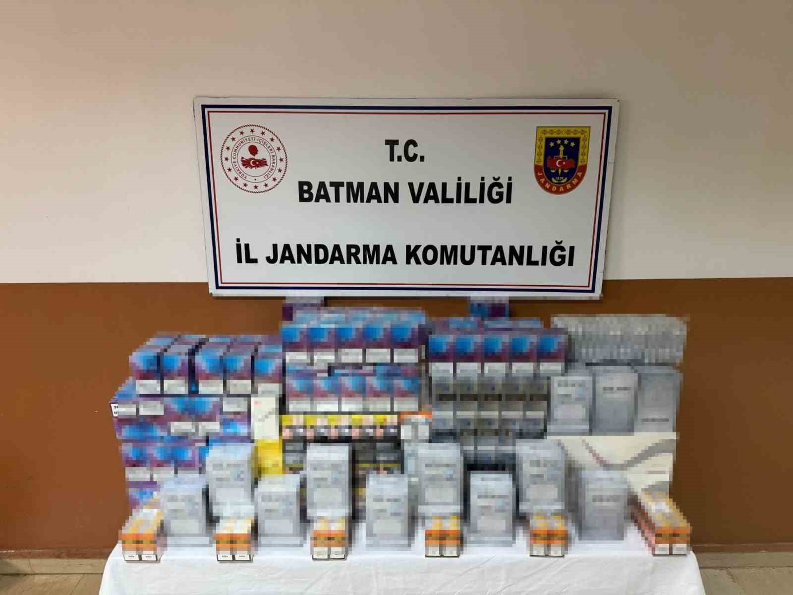Gercüş’te kaçak sigara operasyonu
