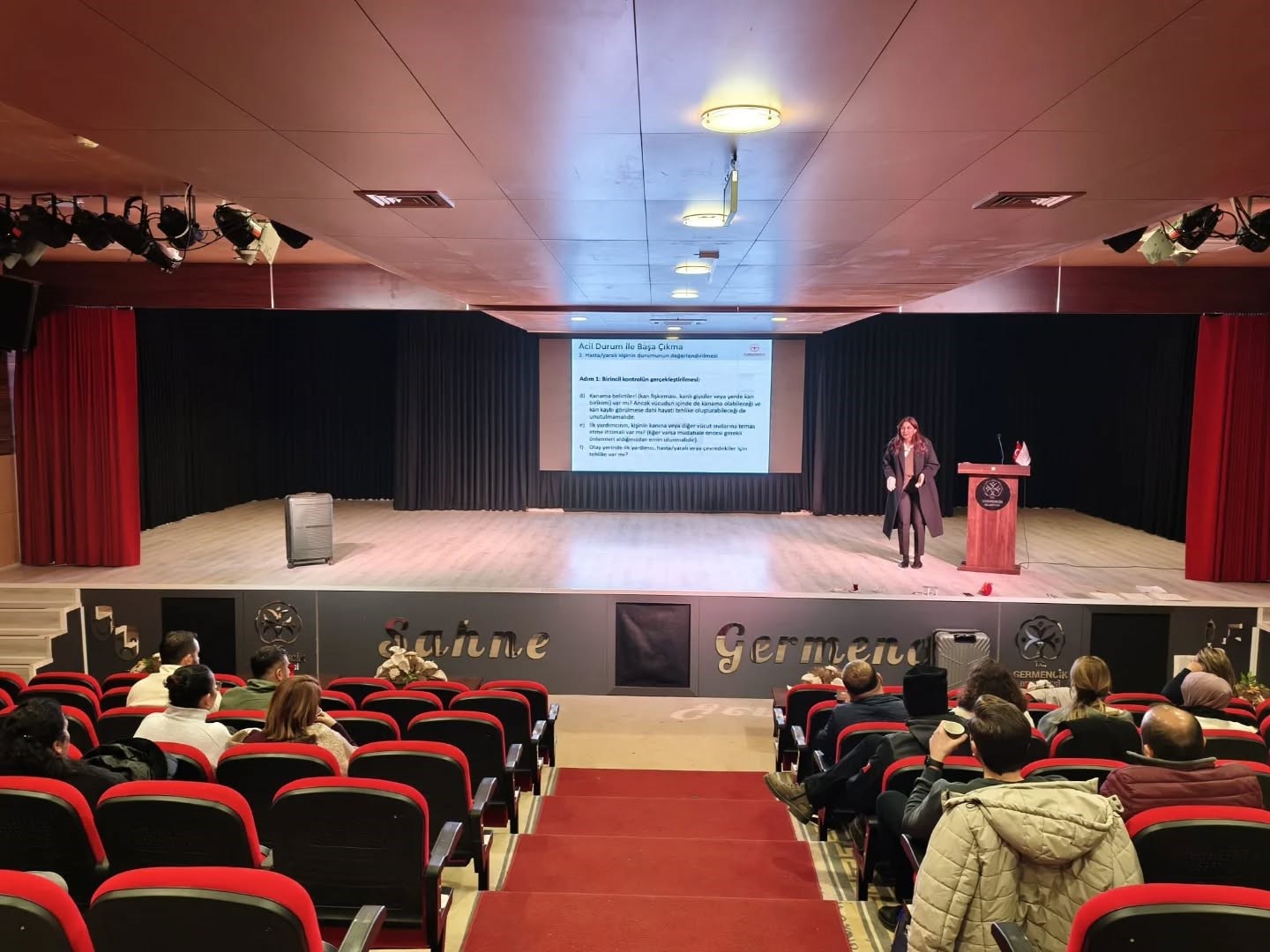 Germencik Belediyesi personeline ilk yardım eğitimi
