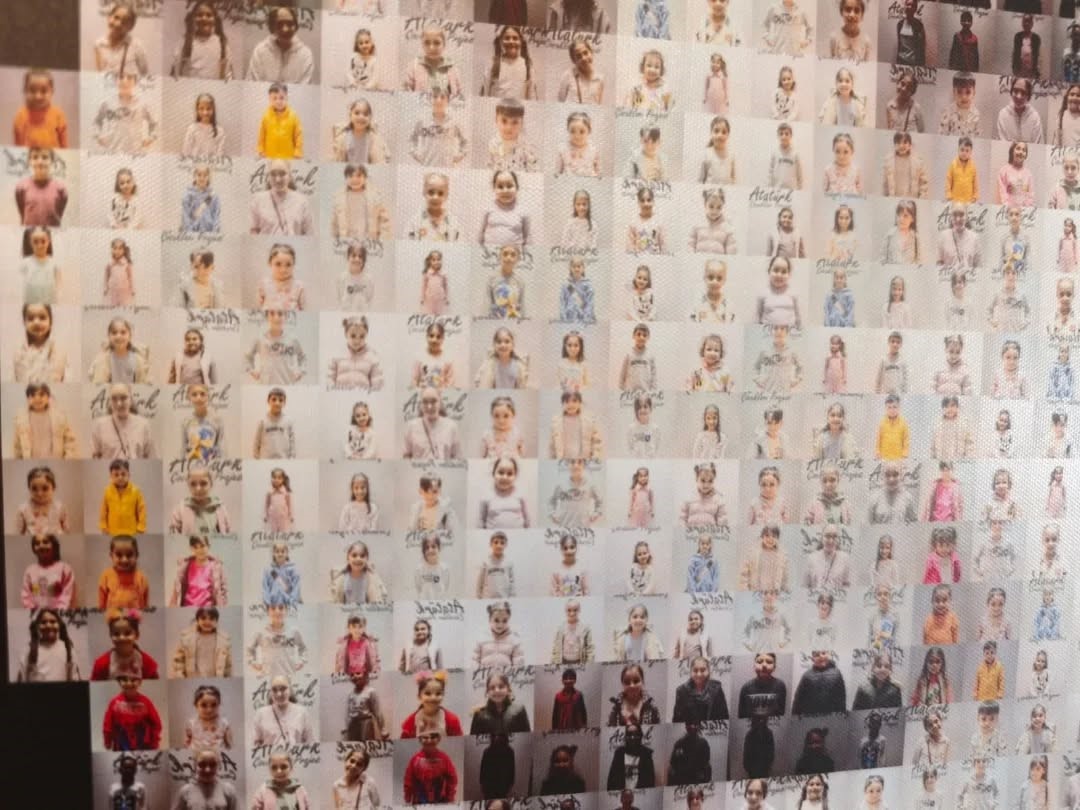 Germencik’te 500 çocukla Atatürk portresi oluşturuldu
