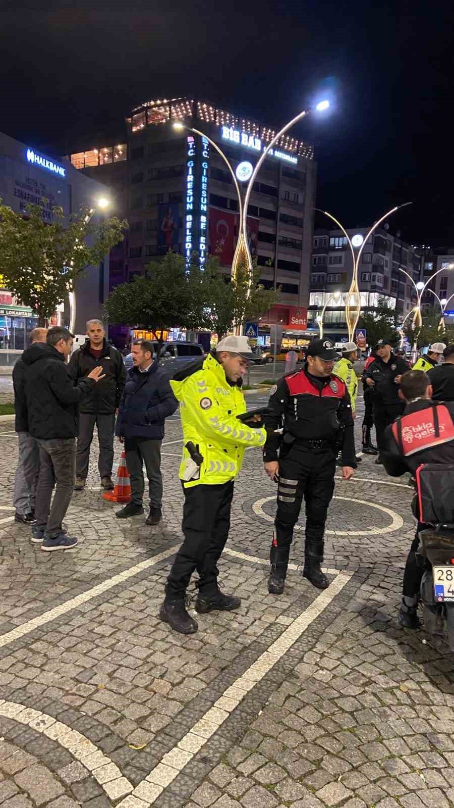 Giresun Emniyet Müdürlüğü’nden umuma açık alanlarda sıkı denetim
