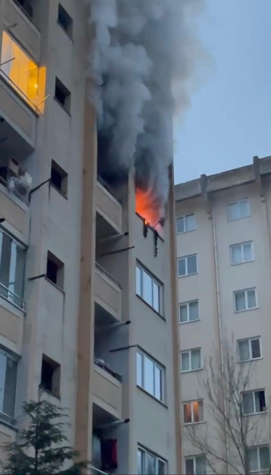 Giresun’da korkutan yangın
