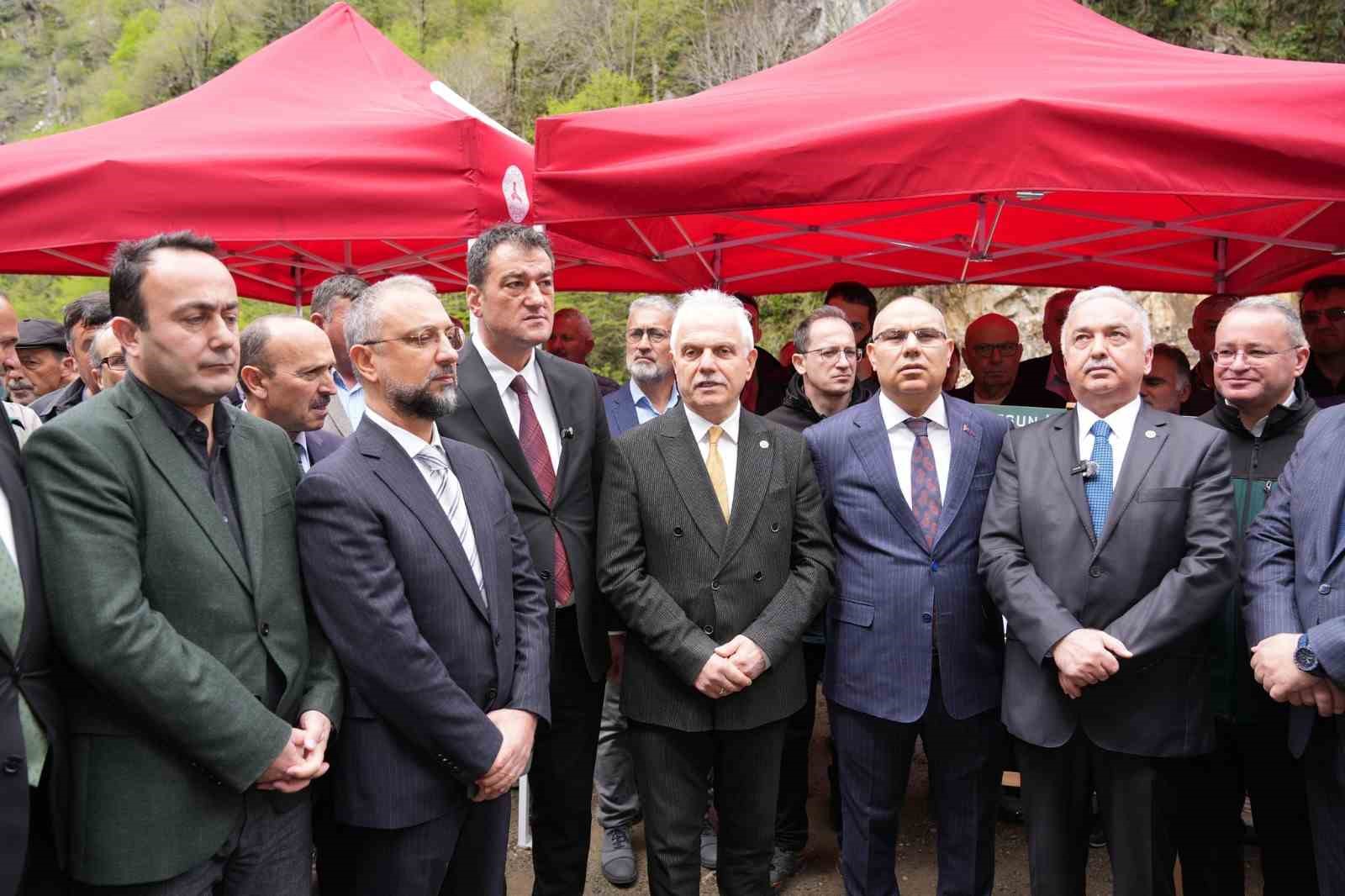 Giresun’un 1,57 milyarlık su projesine start verildi
