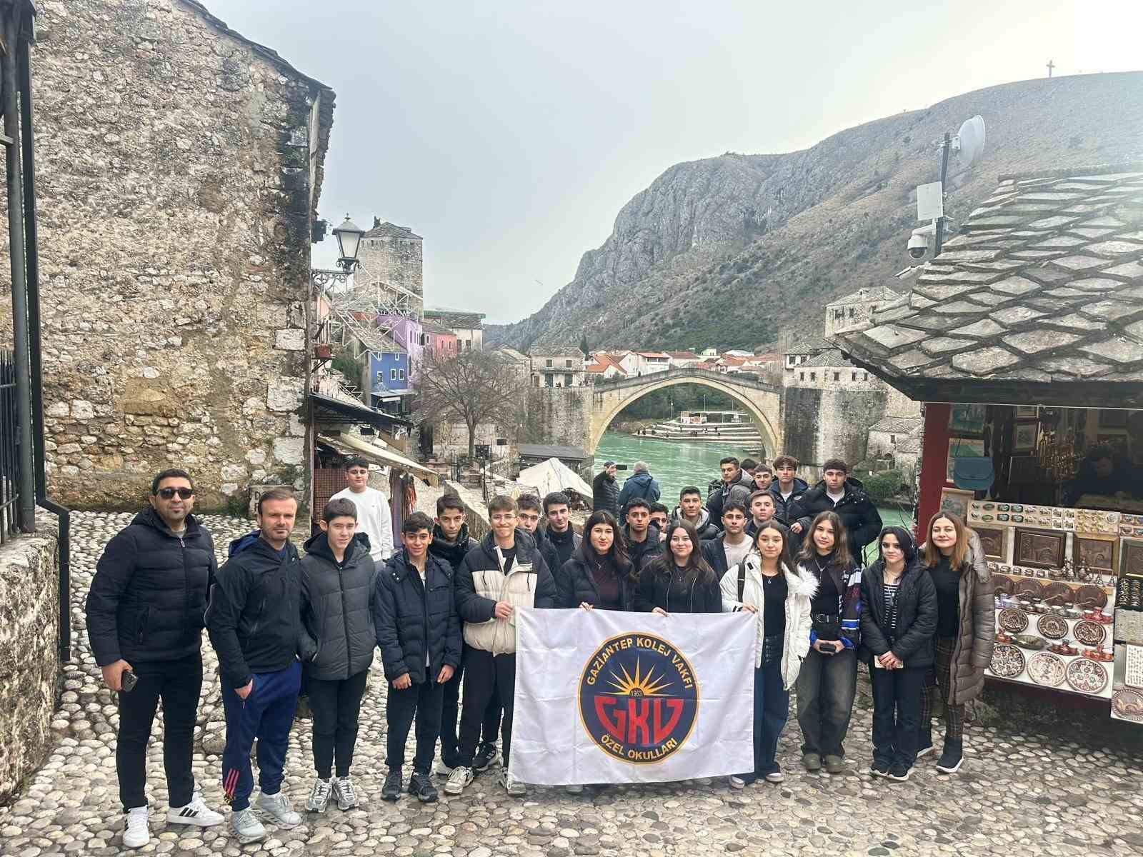 GKV’li gençler Balkanlar’da tarih ve sporla buluştu
