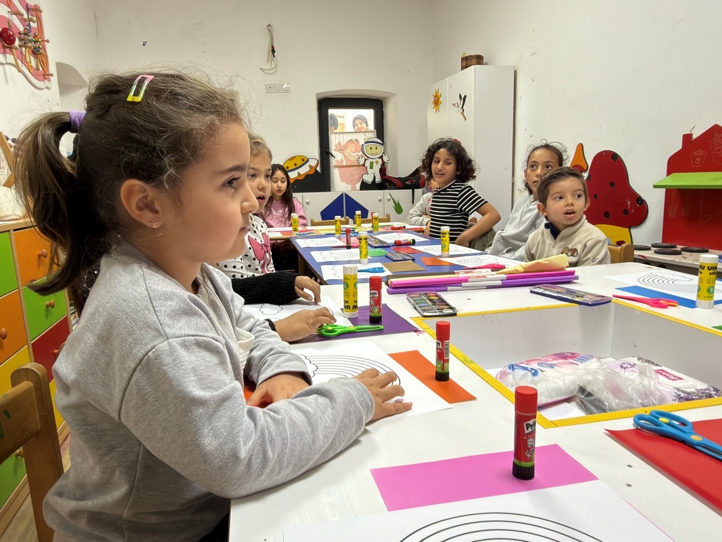 Gökkuşağı Sanat Atölyesi yoğun ilgi gördü
