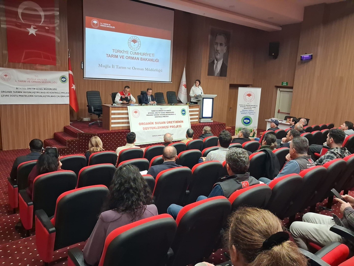 Gökova susamı için organik üretim masaya yatırıldı
