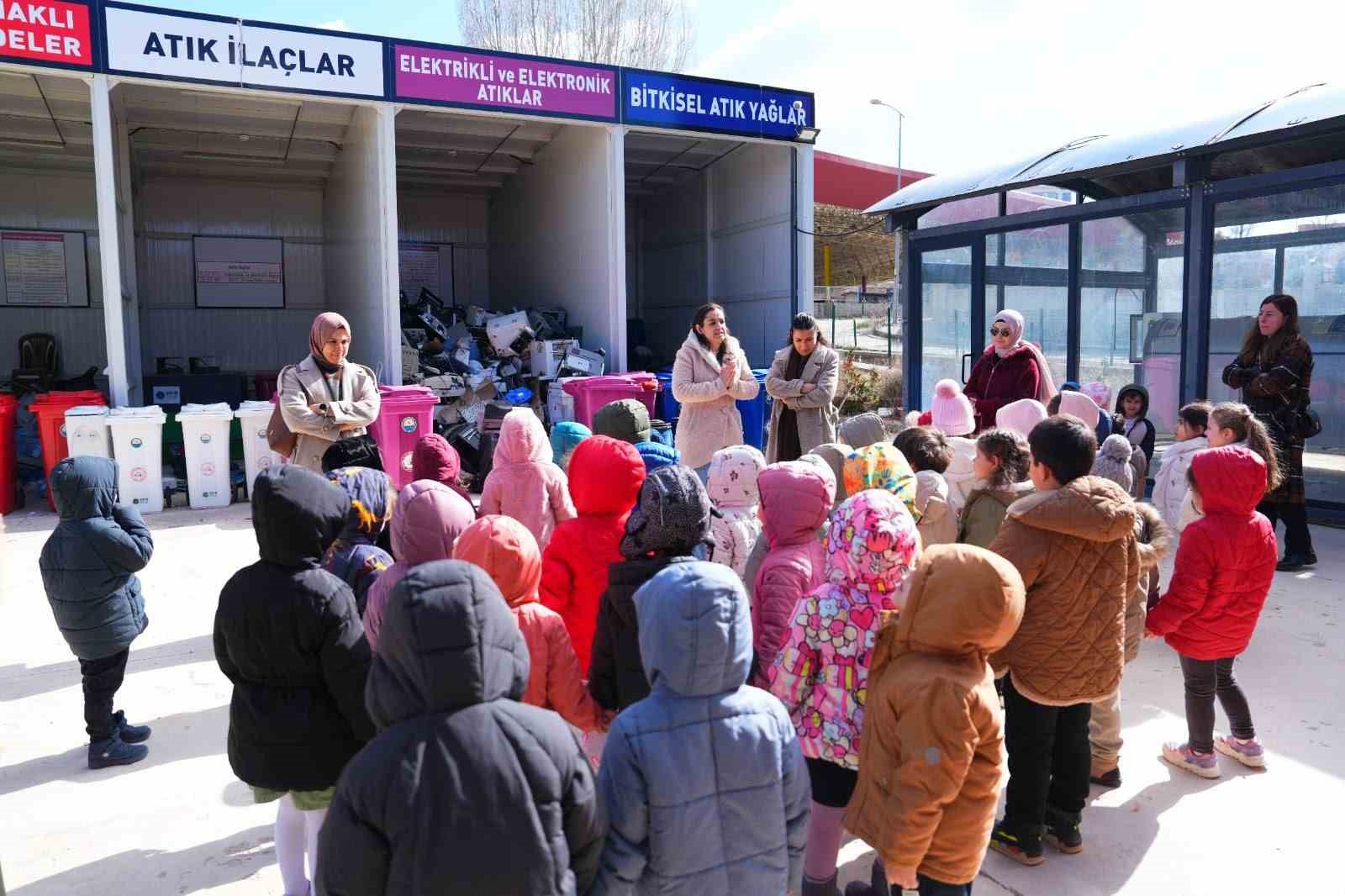 Gölbaşı’nda miniklere geri dönüşüm ve sıfır atık anlatıldı
