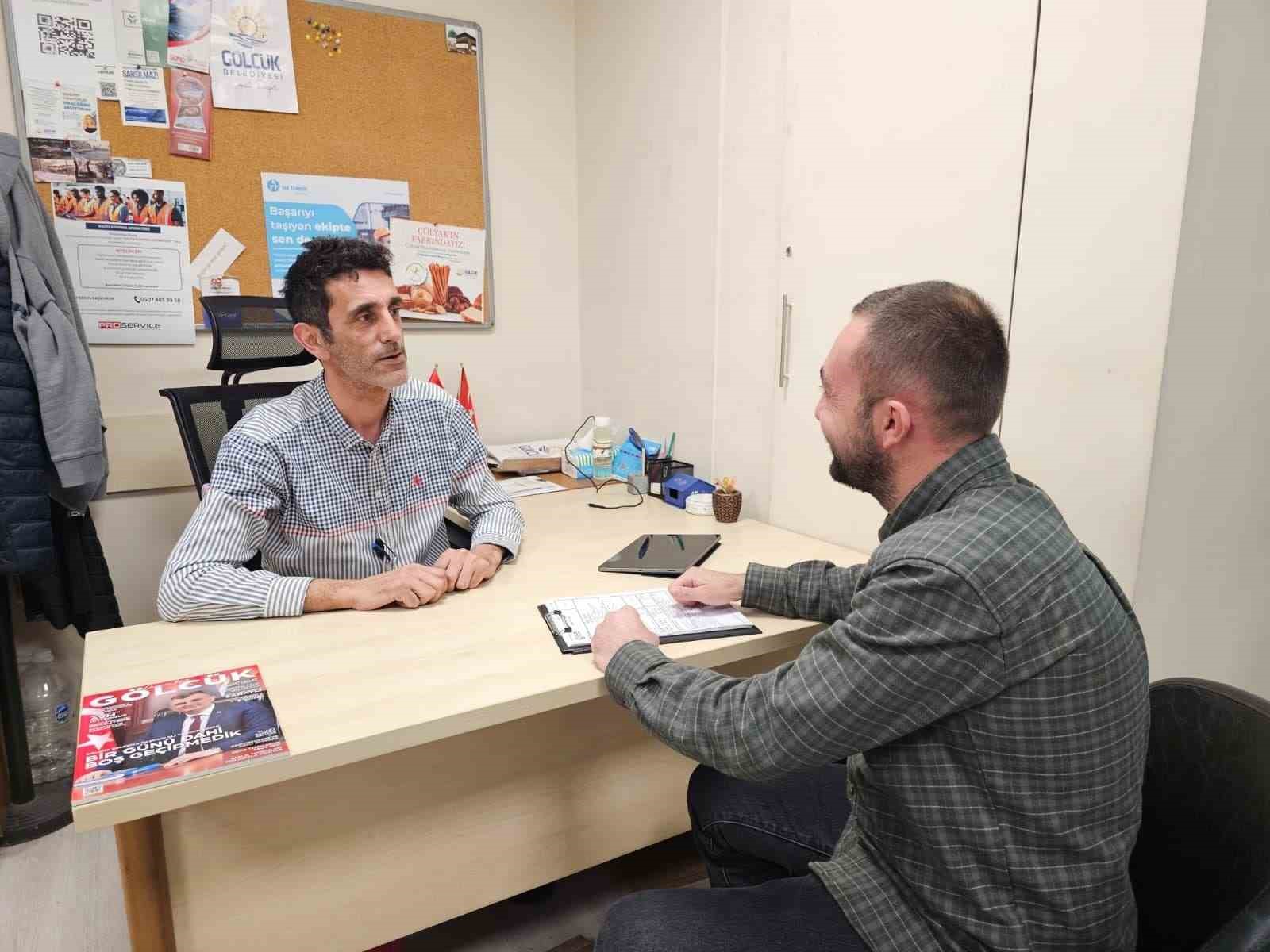 Gölcük’teki istihdam ofisi binlerce kişiye iş kapısı araladı
