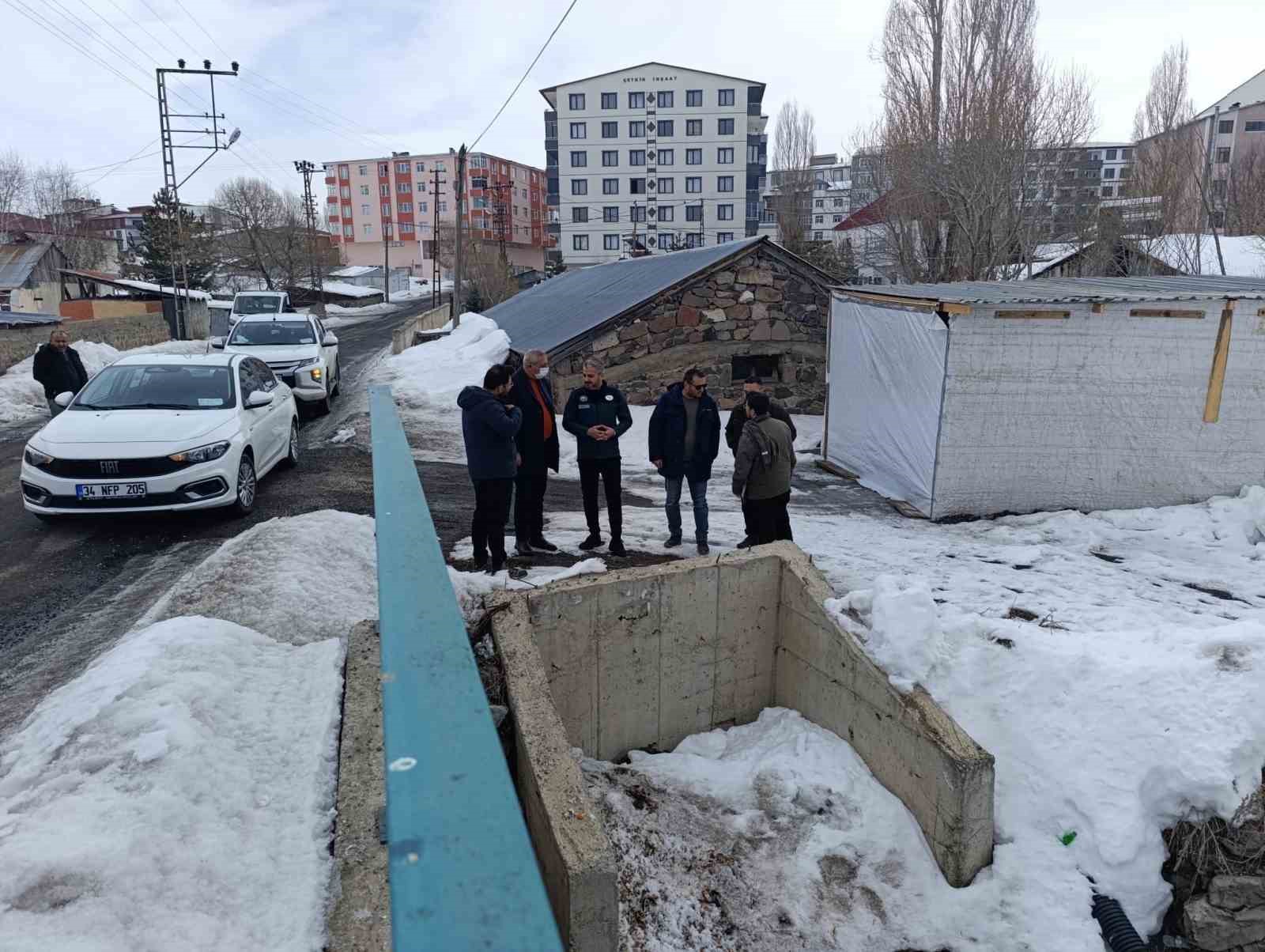 Göle’de dereler ıslah ediliyor
