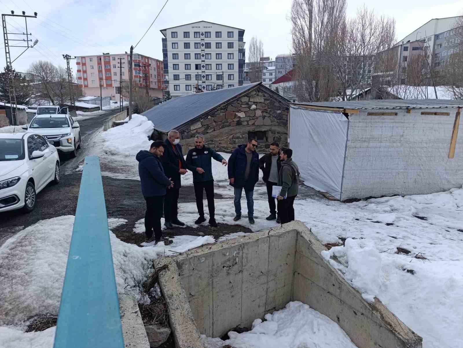 Göle’de dereler ıslah ediliyor
