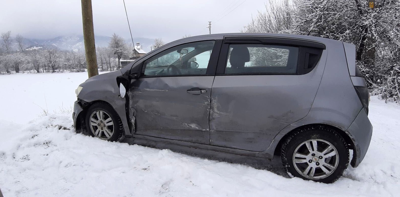 Göynük’te çalışan sağlık personelini taşıyan araç Mudurnu’da kaza yaptı
