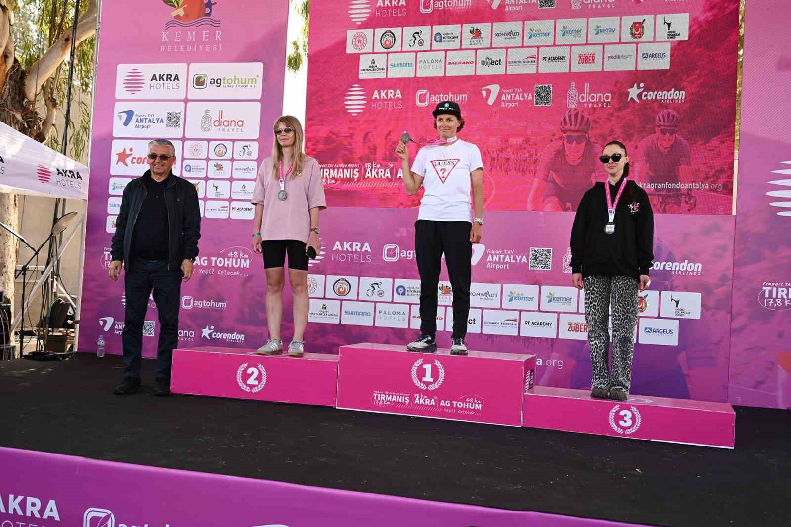 Gran Fondo Antalya’da madalyalar sahiplerini buldu
