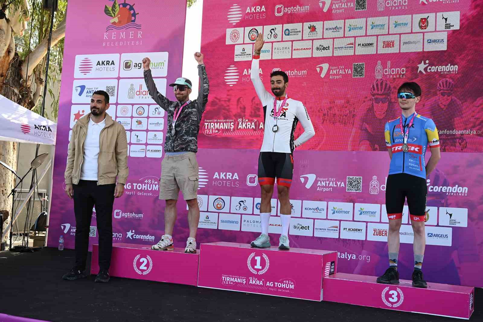 Gran Fondo Antalya’da madalyalar sahiplerini buldu
