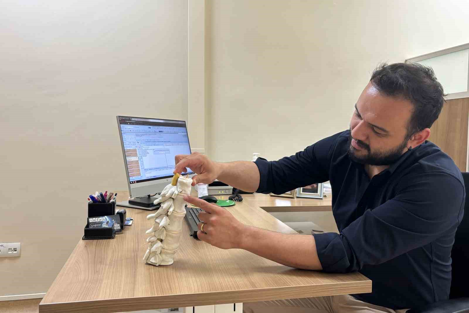 Gümüşhane’de bel fıtığı vakaları Türkiye ortalamasının üzerinde
