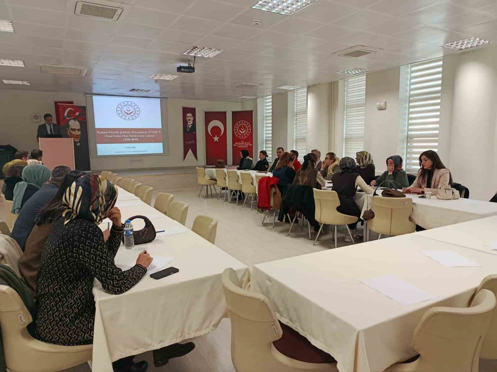 Gümüşhane’de kadına yönelik şiddetle mücadele çalıştayı düzenlendi
