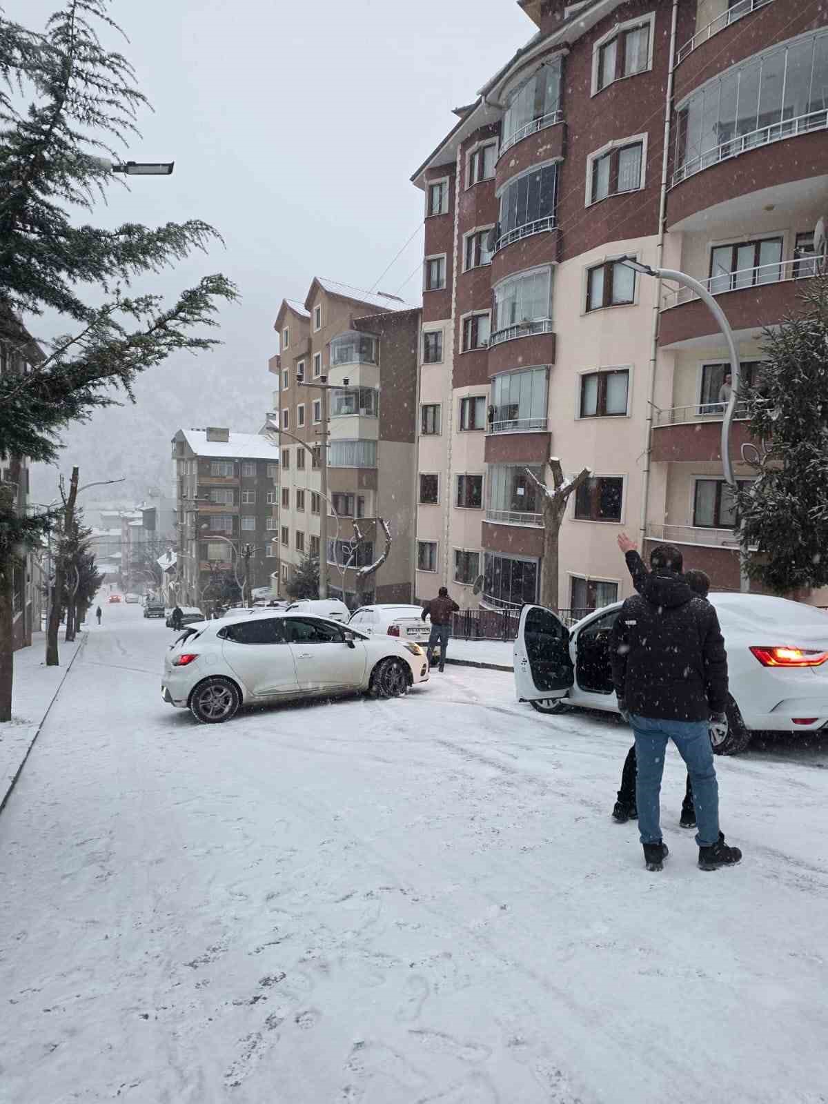 Gümüşhane’de kar esareti
