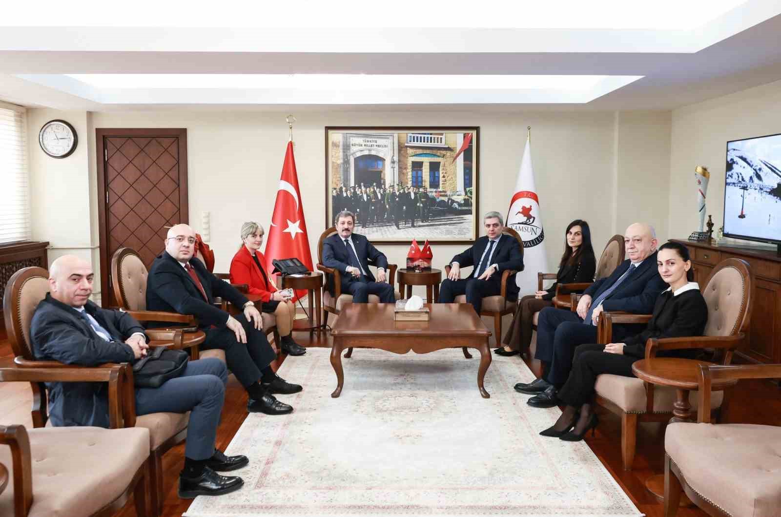 Gürcistan heyeti Samsun’da: Dostluk bağları pekişti
