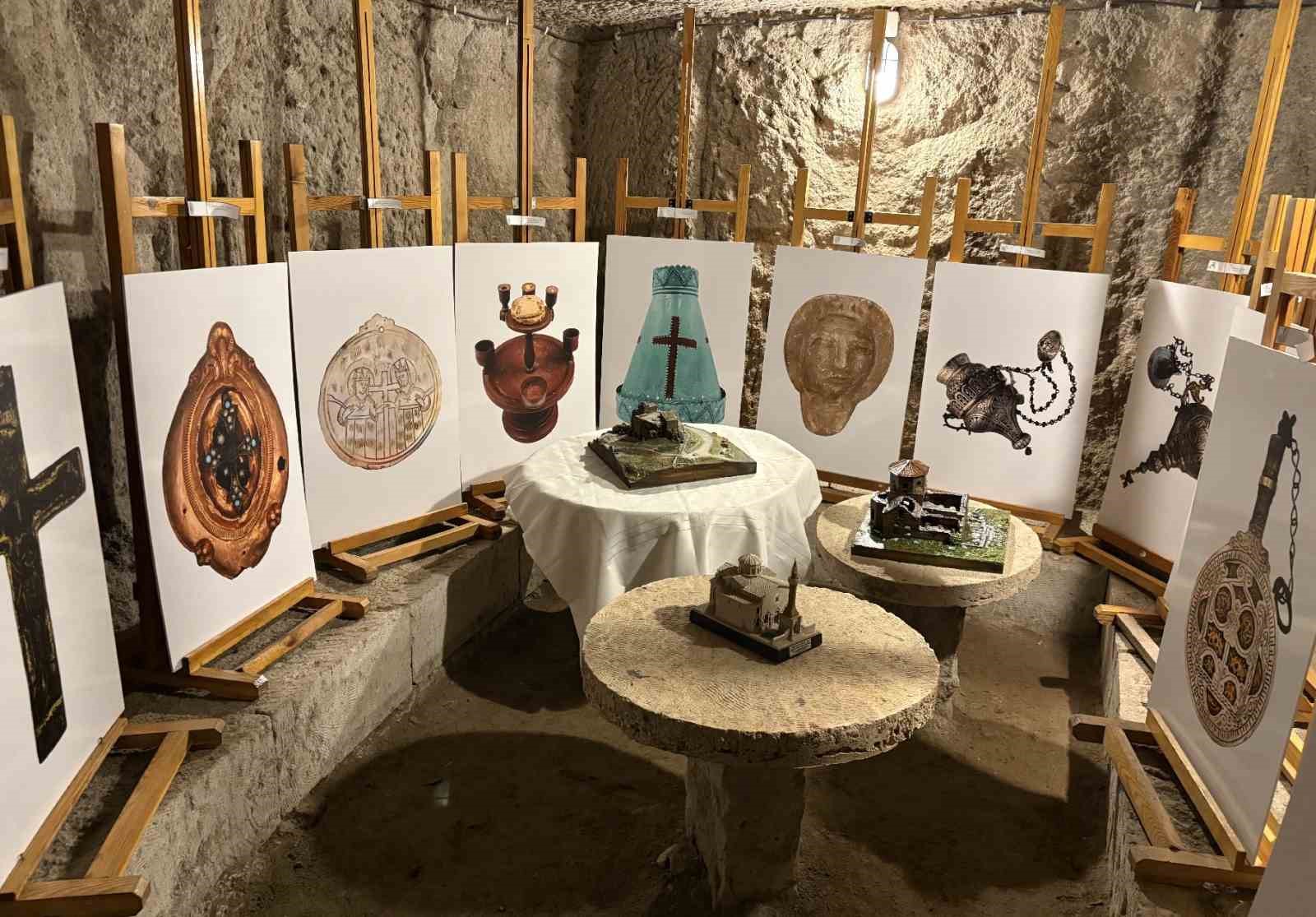 Güzelyurt’tun yeraltı şehrinde "Gizli hazine" sergisi
