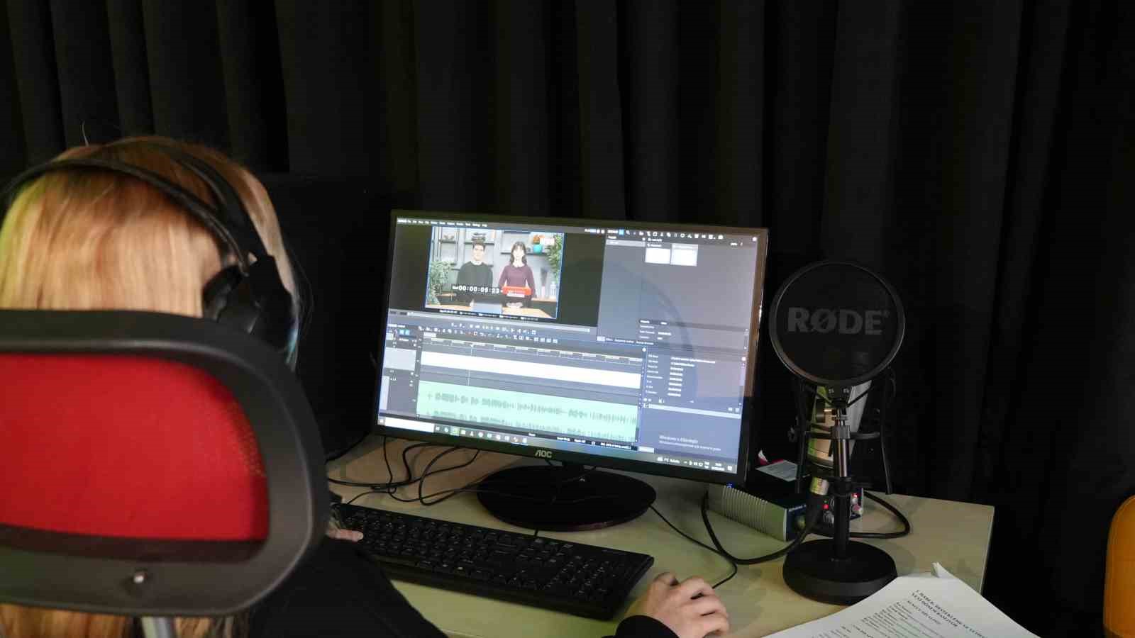 ‘Haberimiz Olsun Projesi’ kapsamında genç öğrenciler ekran karşısına çıkıyor
