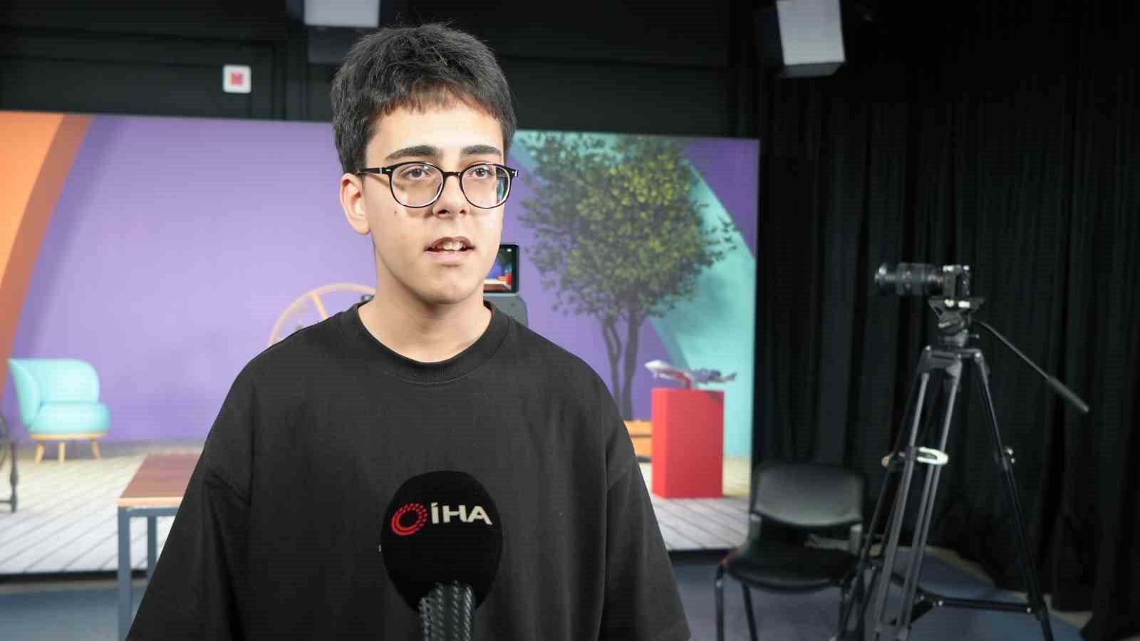 ‘Haberimiz Olsun Projesi’ kapsamında genç öğrenciler ekran karşısına çıkıyor
