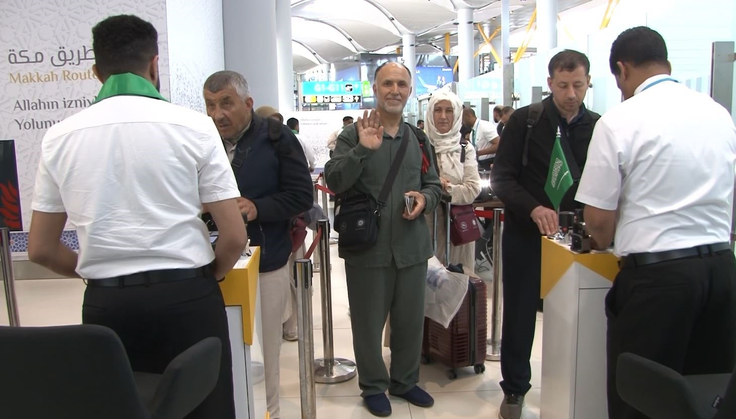 Hacı adayları "Mekke Yolu" projesiyle kutsal topraklara doğru yola çıktı
