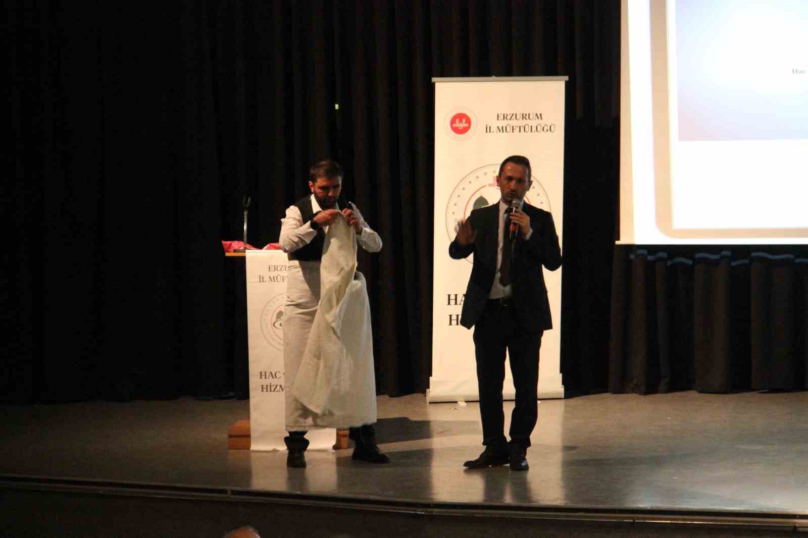 Hacı adaylarına bilgilendirme yapıldı
