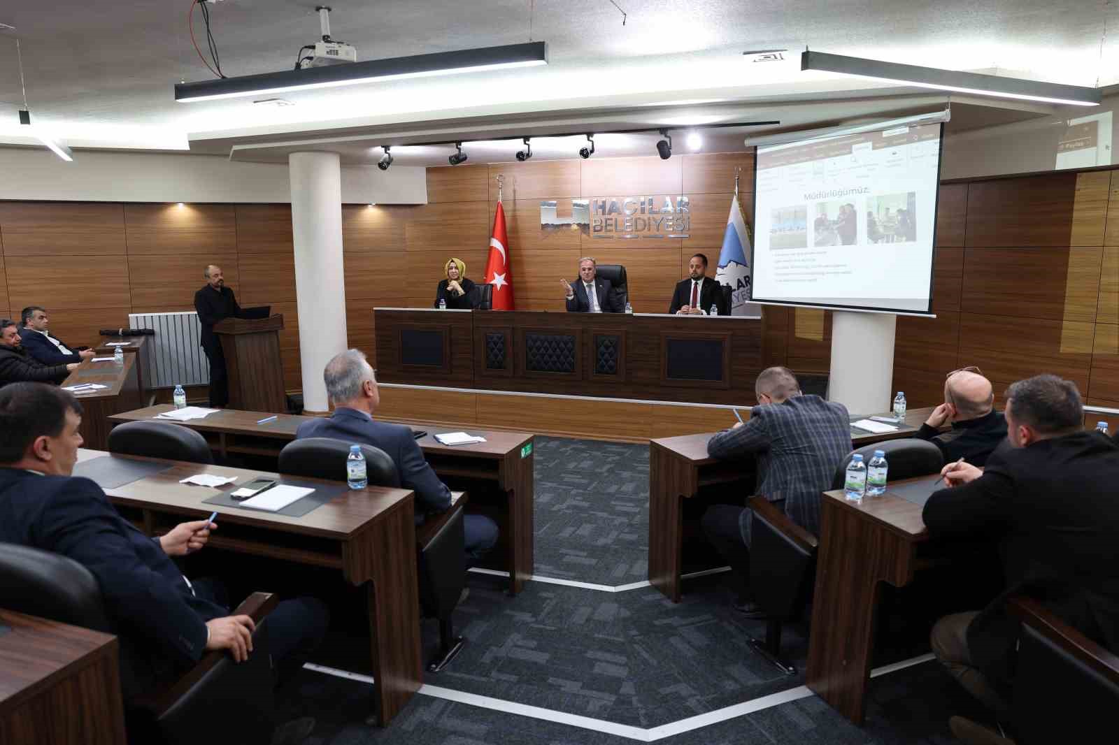 Hacılar’da bir yıllık çalışmalar masaya yatırıldı
