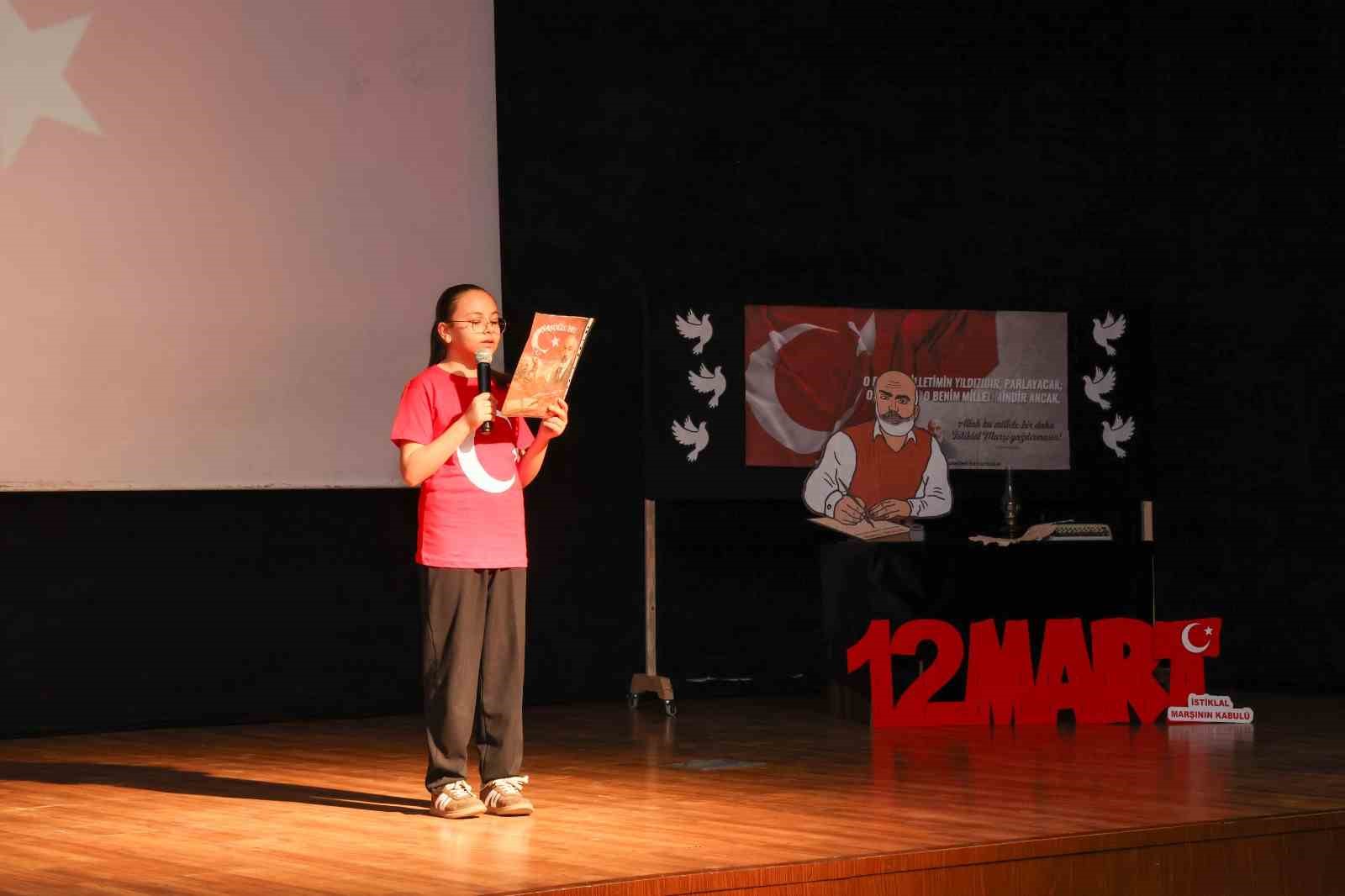 Hacılar’da İstiklal şiiri ve şairi yad edildi
