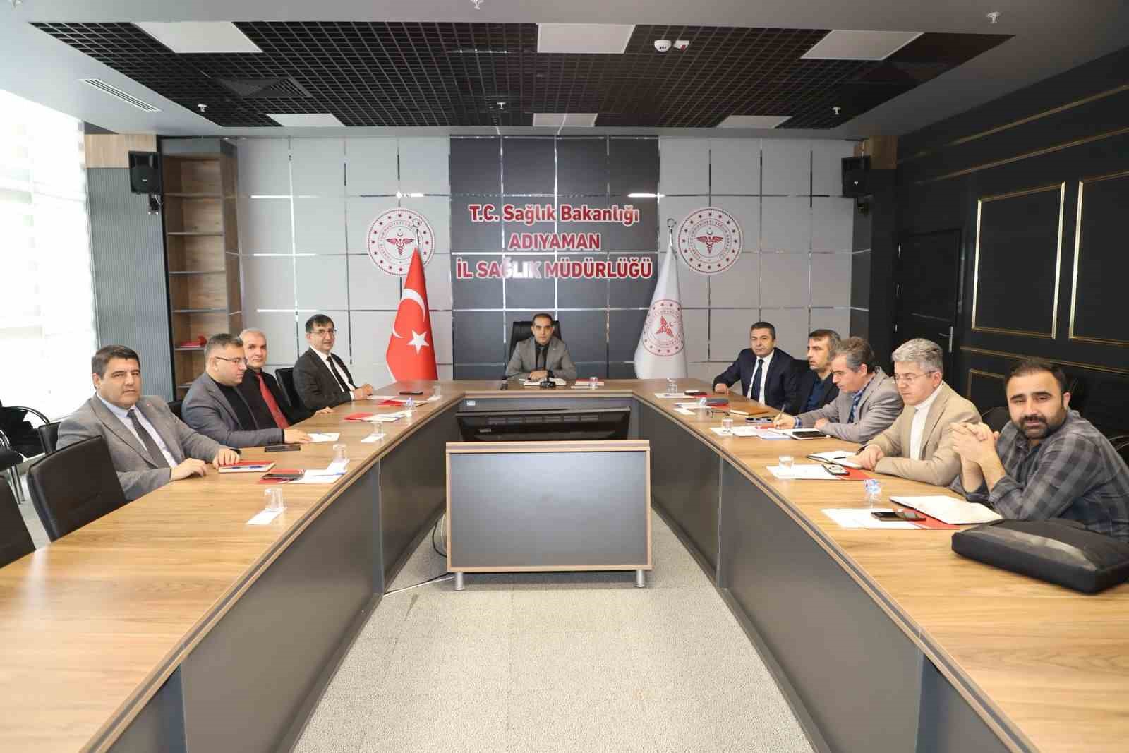 Haftalık sağlık değerlendirme toplantısı gerçekleştirildi
