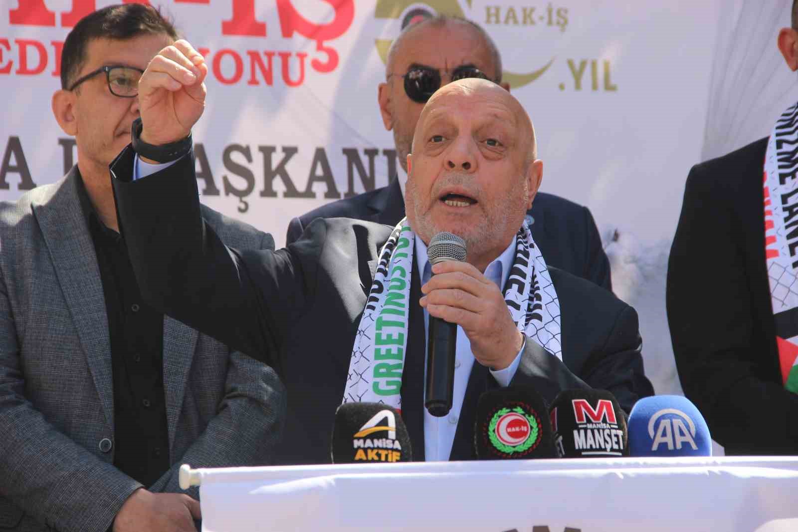 HAK-İŞ, 1 Mayıs haftasını Manisa’dan başlattı
