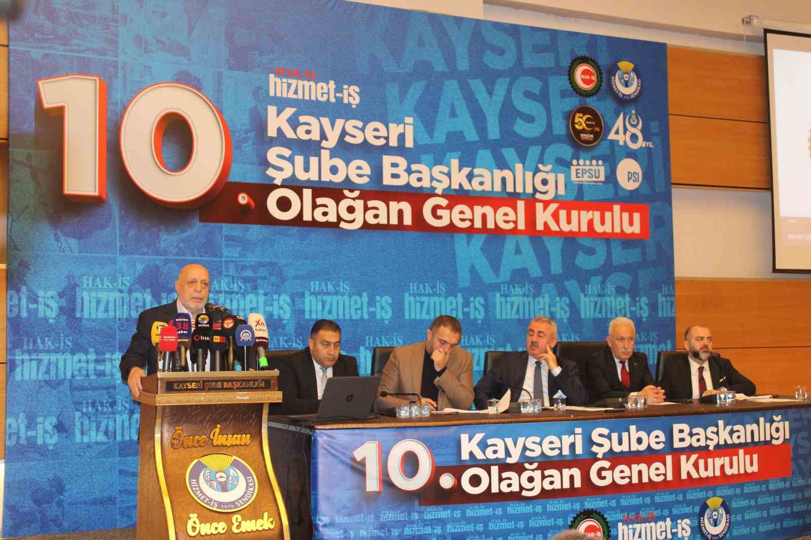 HAK-İŞ Konfederasyonu Genel Başkanı Arslan: "Vergi sistemimizde ciddi bir sorun var"
