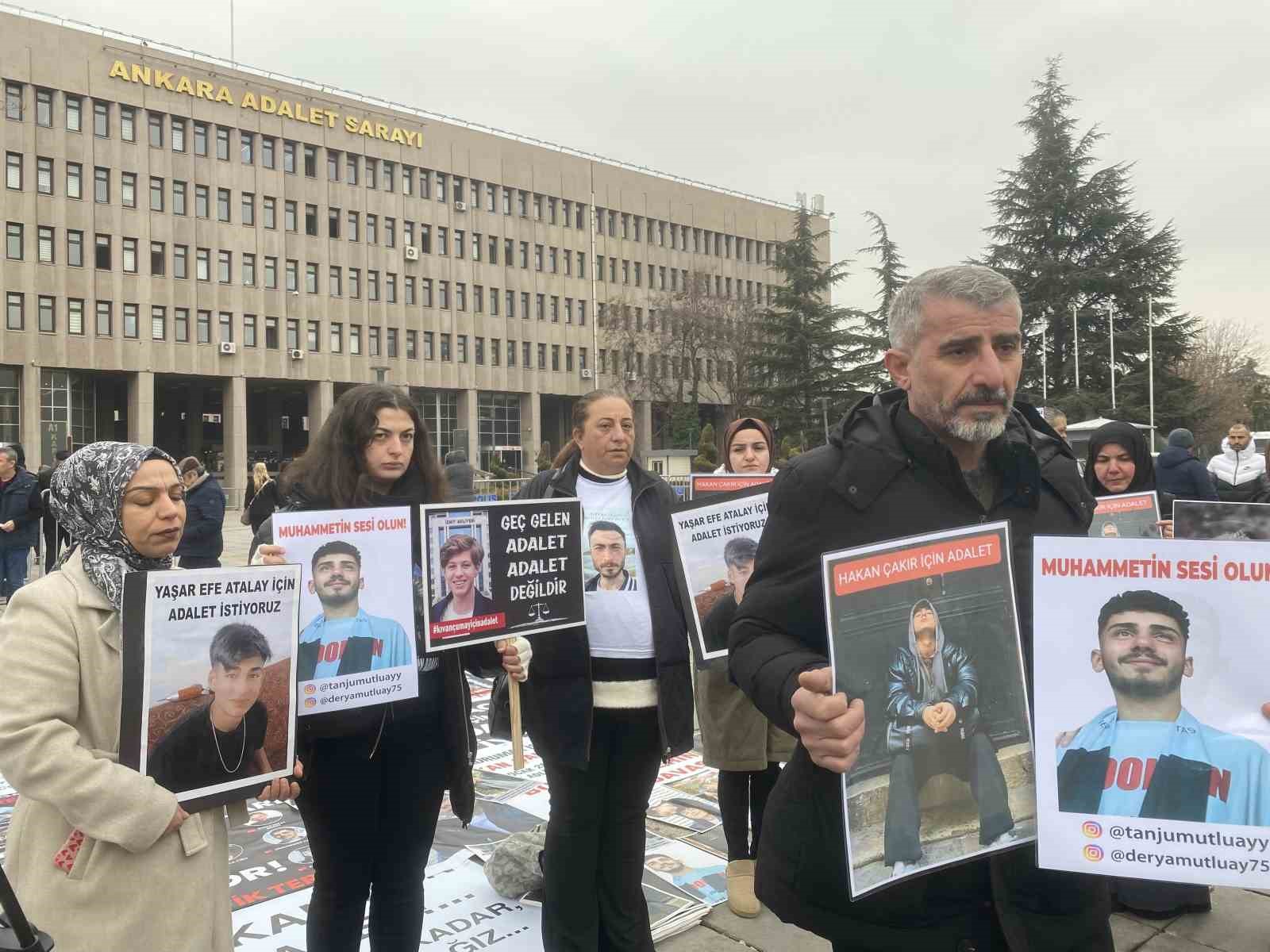 Hakan Çakır davasına mağdur ailelerden destek
