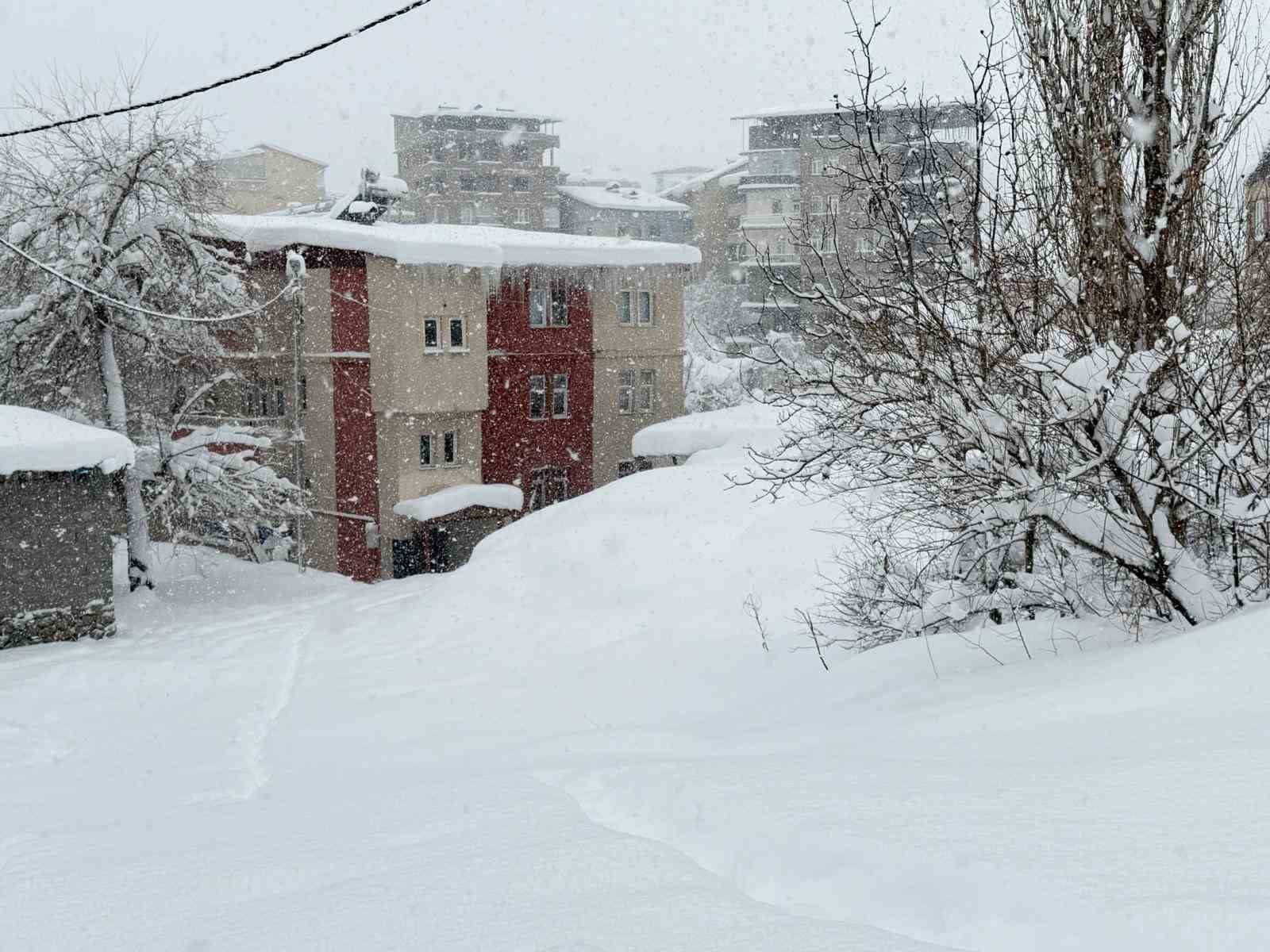 Hakkari’de okullar tatil edildi
