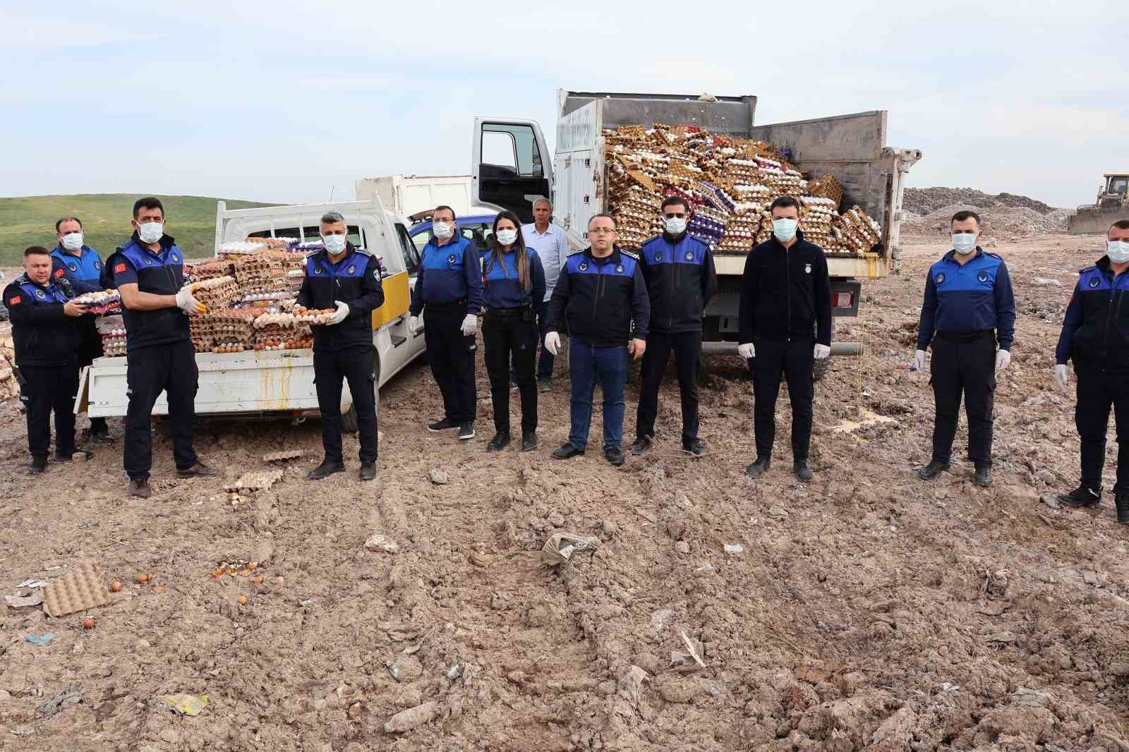 Haliliye’de sağlıksız depoya baskın: 5 bin koli yumurta imha edildi
