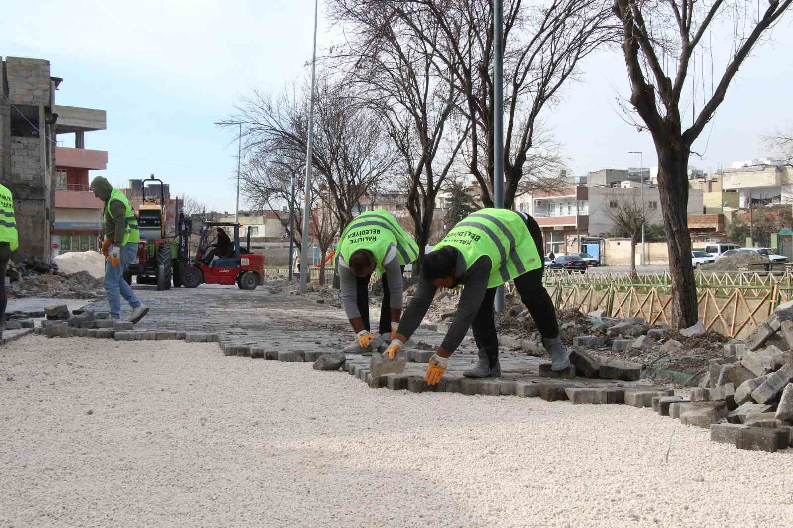 Haliliye’de üstyapı çalışmaları hız kesmeden sürüyor
