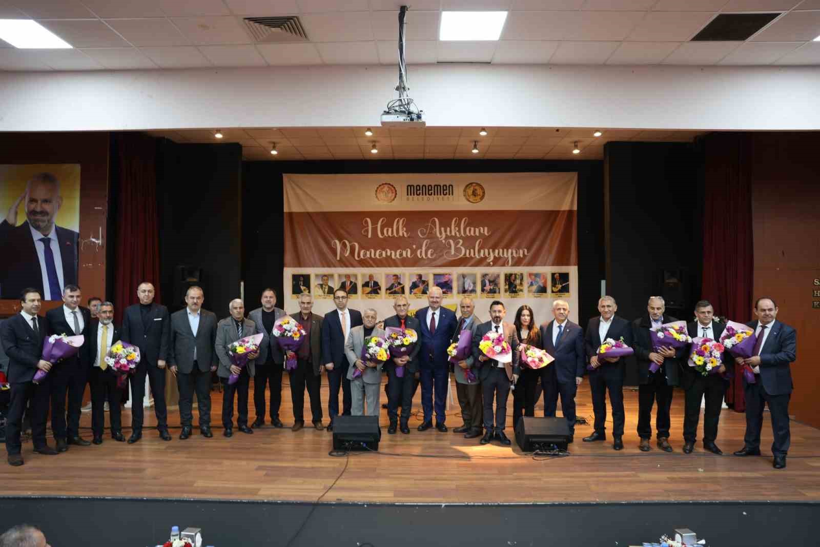 Halk aşıklarından Menemen’de kültür ziyafeti
Halk aşıklarından Menemen’de kültür ziyafeti