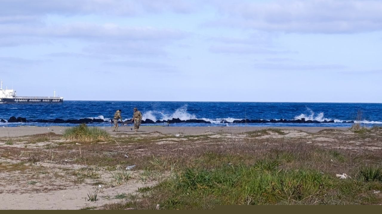 Halk plajındaki İHA, S.A.S. timleri tarafından imha edildi
