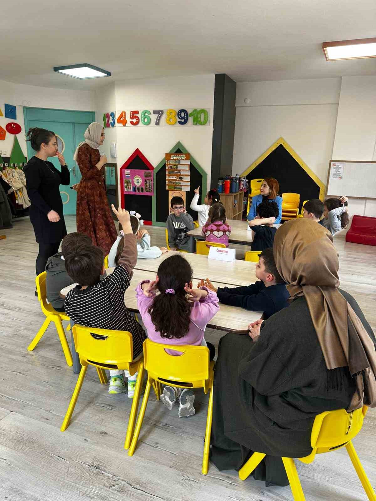 ’Harezmi Eğitim Modeli’ kapsamında Cemal Ererdi Anaokulu ziyareti edildi
