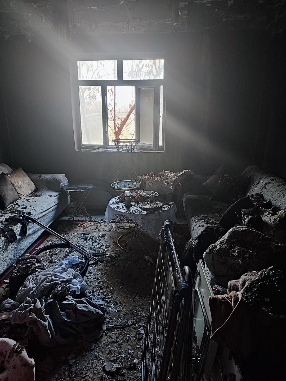 Hasköy’de ev yangını
