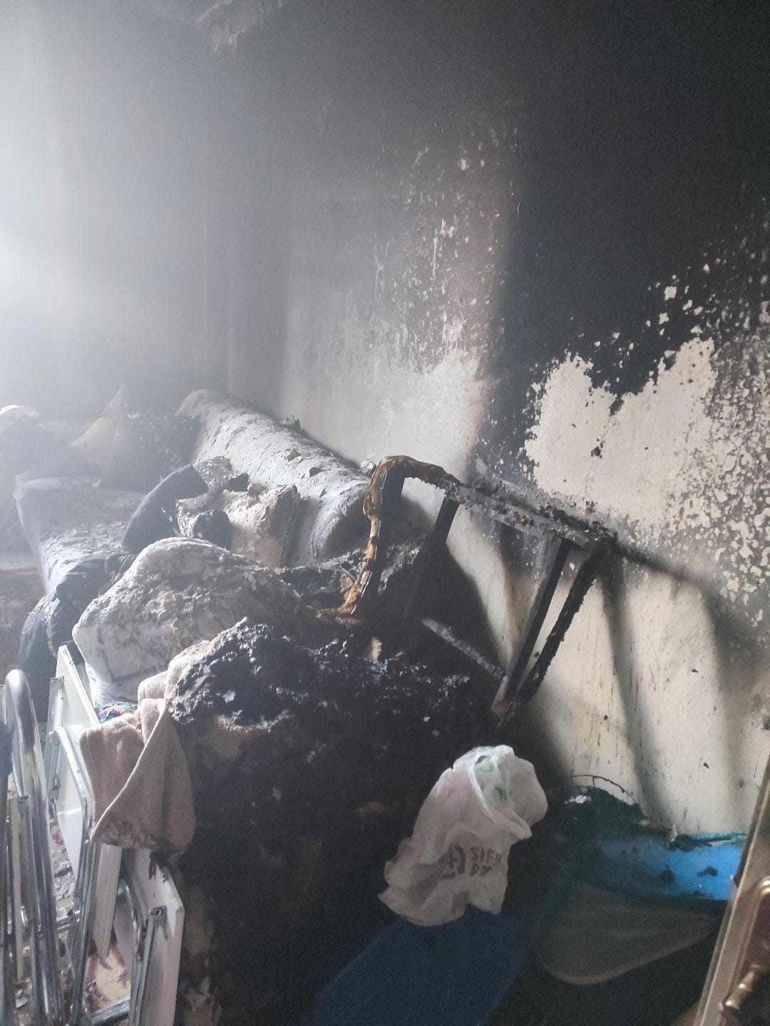 Hasköy’de ev yangını
