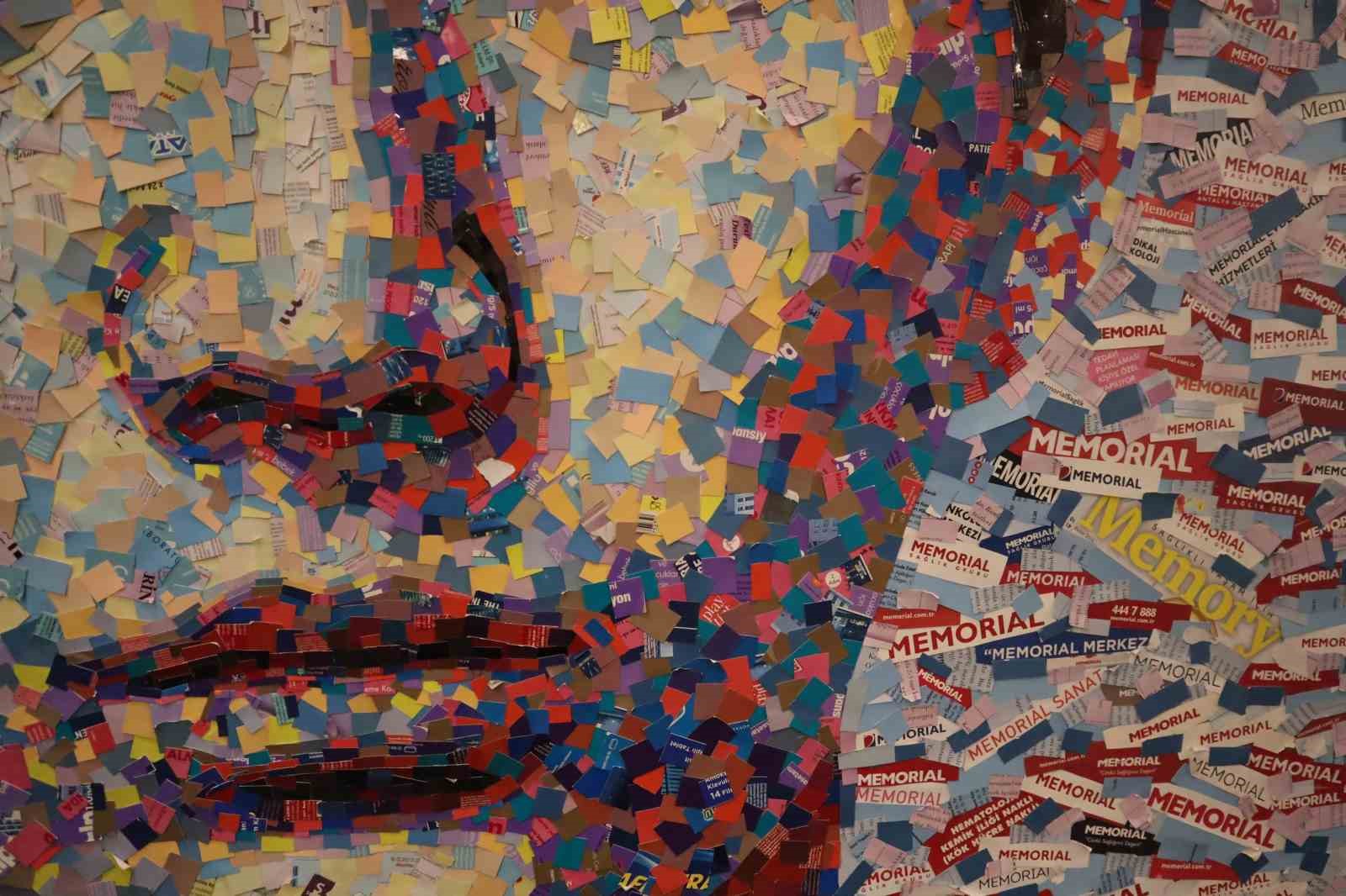 Hastane atıklarından doğan portreler Memorial Göztepe’de ikinci kez hayat buluyor
