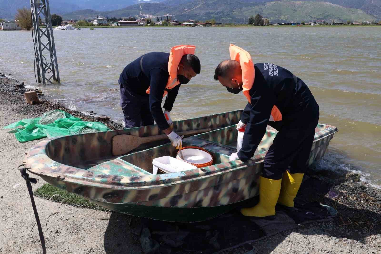 Hatay Büyükşehir Belediyesi haşereyle mücadele çalışmalarına devam ediyor
