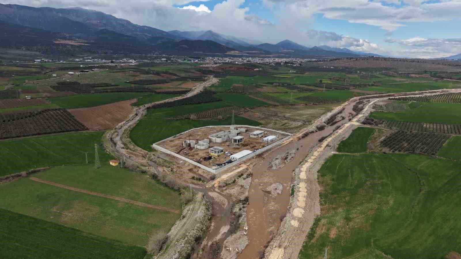 Hatay Büyükşehir Belediyesi, Hassa’ya atıksu arıtma tesisi inşa ediyor
