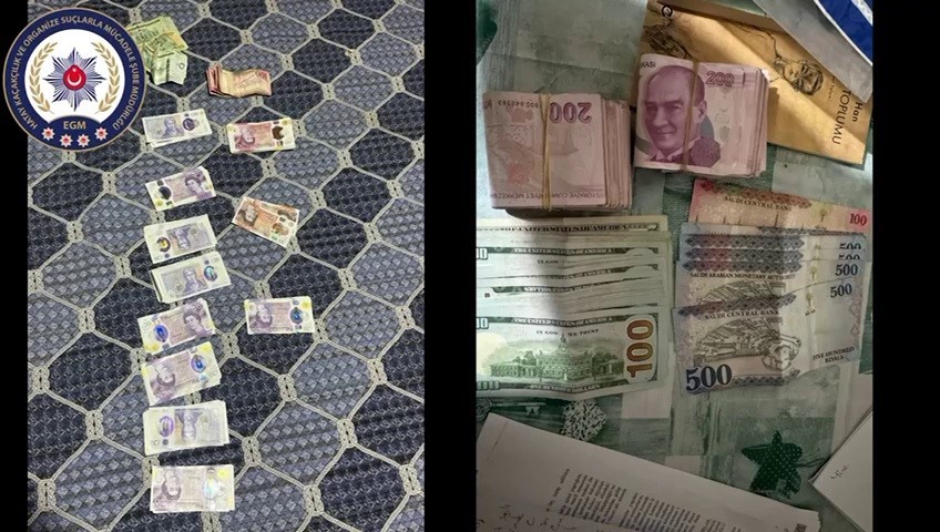 Hatay merkezli 8 ilde ‘Gümrük geçişinde rüşvet’ operasyonunda milyonlarca TL’lik döviz ve silah ele geçirildi
