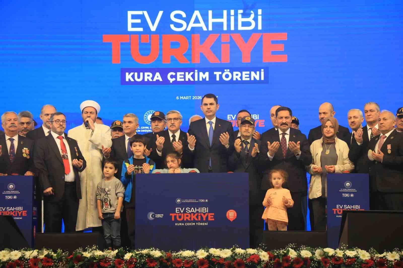 Hatay’da 13 bin 289 konutun kura çekim töreni gerçekleşti
