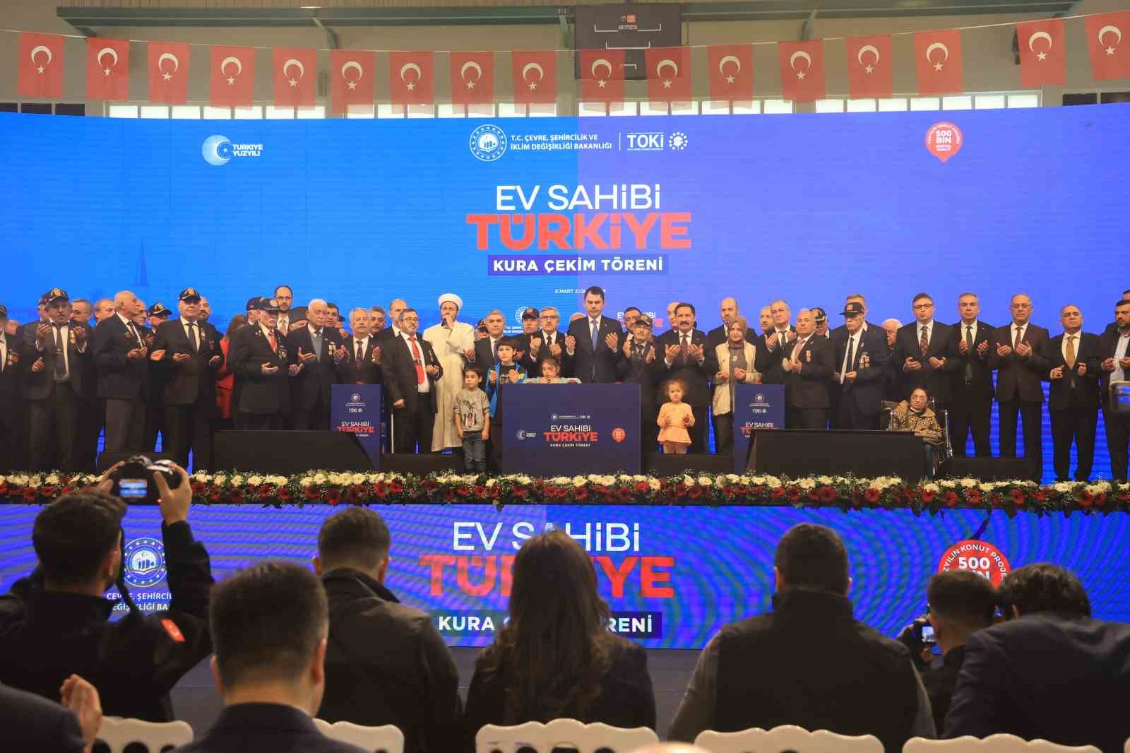 Hatay’da 13 bin 289 konutun kura çekim töreni gerçekleşti
