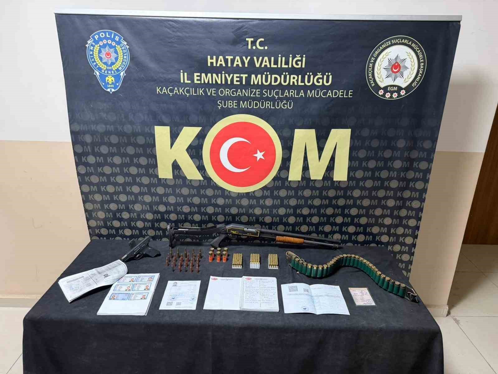 Hatay’da 19 şüpheli hakkında işlem yapıldı
